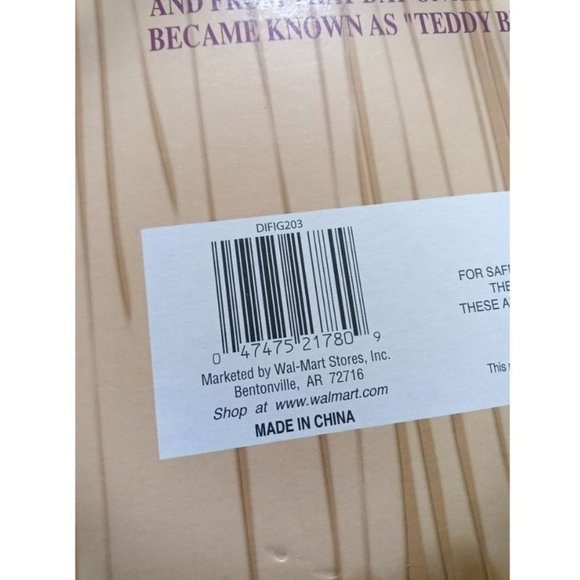 Theodore Roosevelt Teddy's Teddy 100th Anniversary 1902- 2002 Limited Edition - Picture 8 of 9